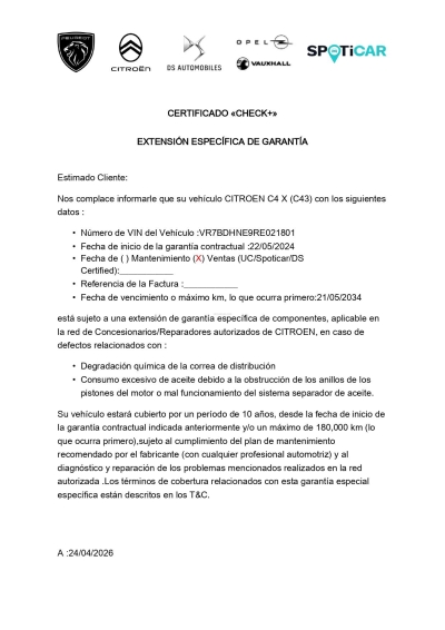 Citroën C4 X 1.2 PURETECH 100 YOU MIRROR RADAR AR