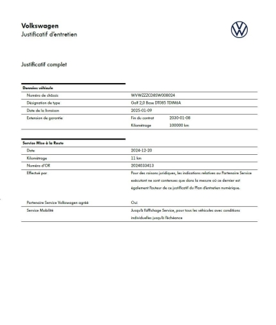 Volkswagen Golf 2.0 TDI 116 BVM6 Life Plus